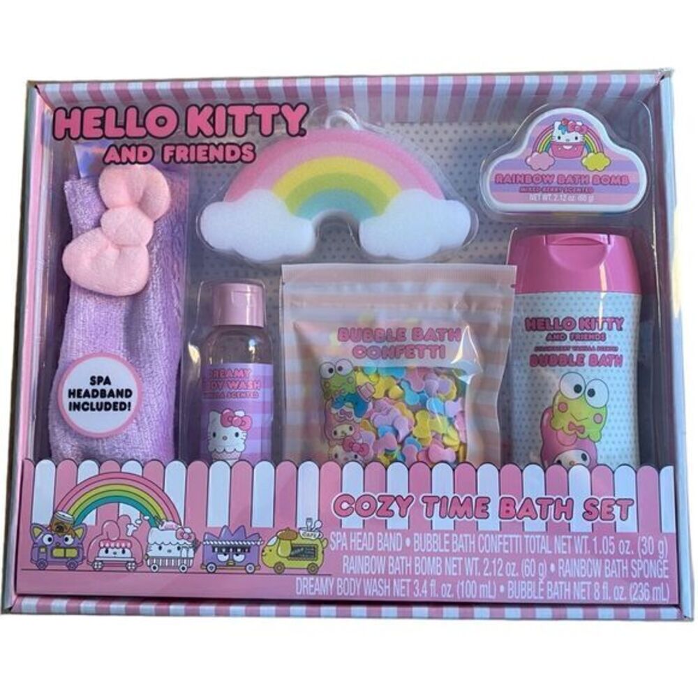 Hello Kitty and Friends Cozy Time Bath Set‎ New in packaging!
